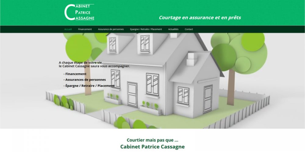 Nouveau site Patrice Cassagne